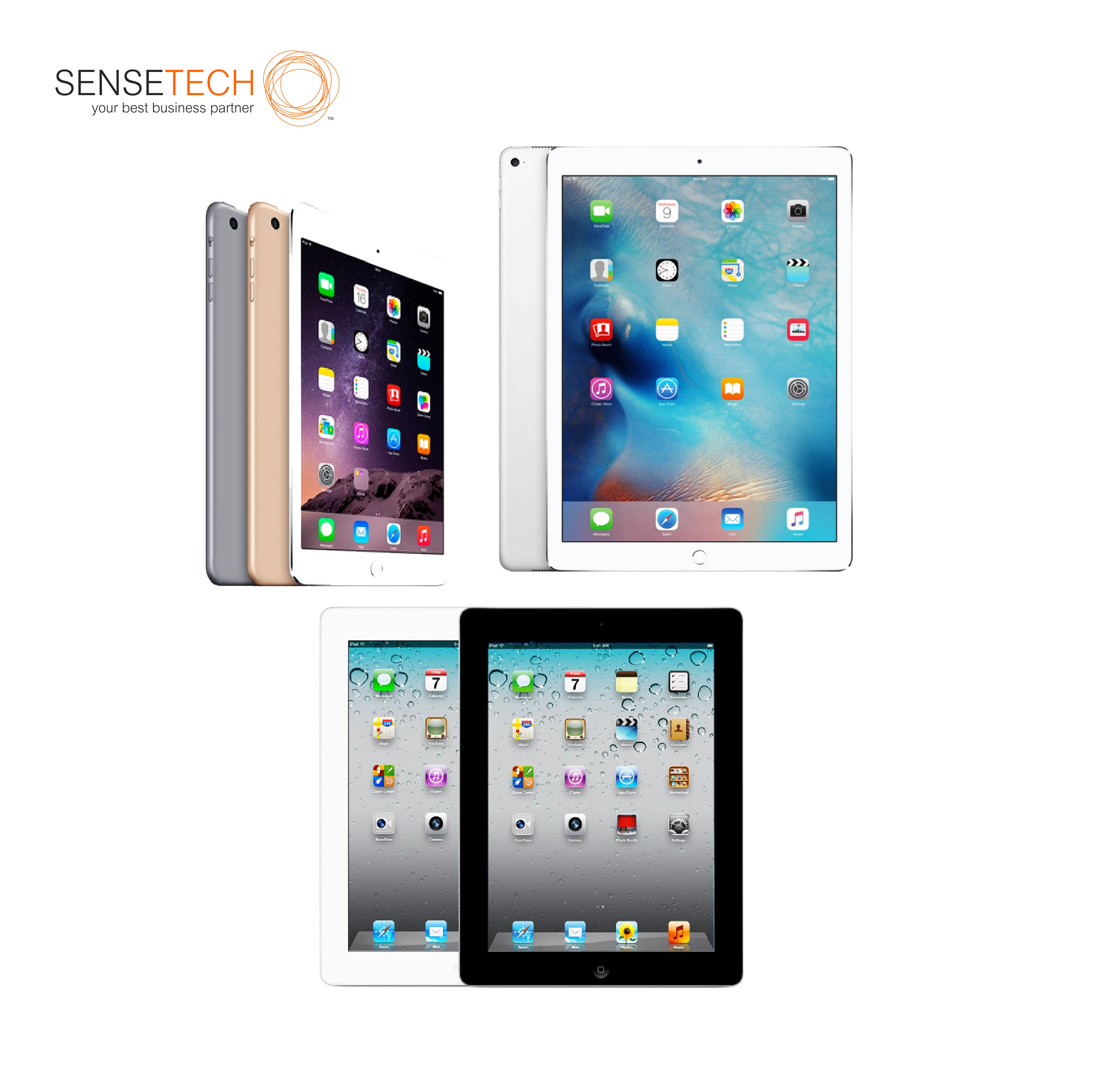 Renta de iPads varios modelos con pantalla de 9,7"